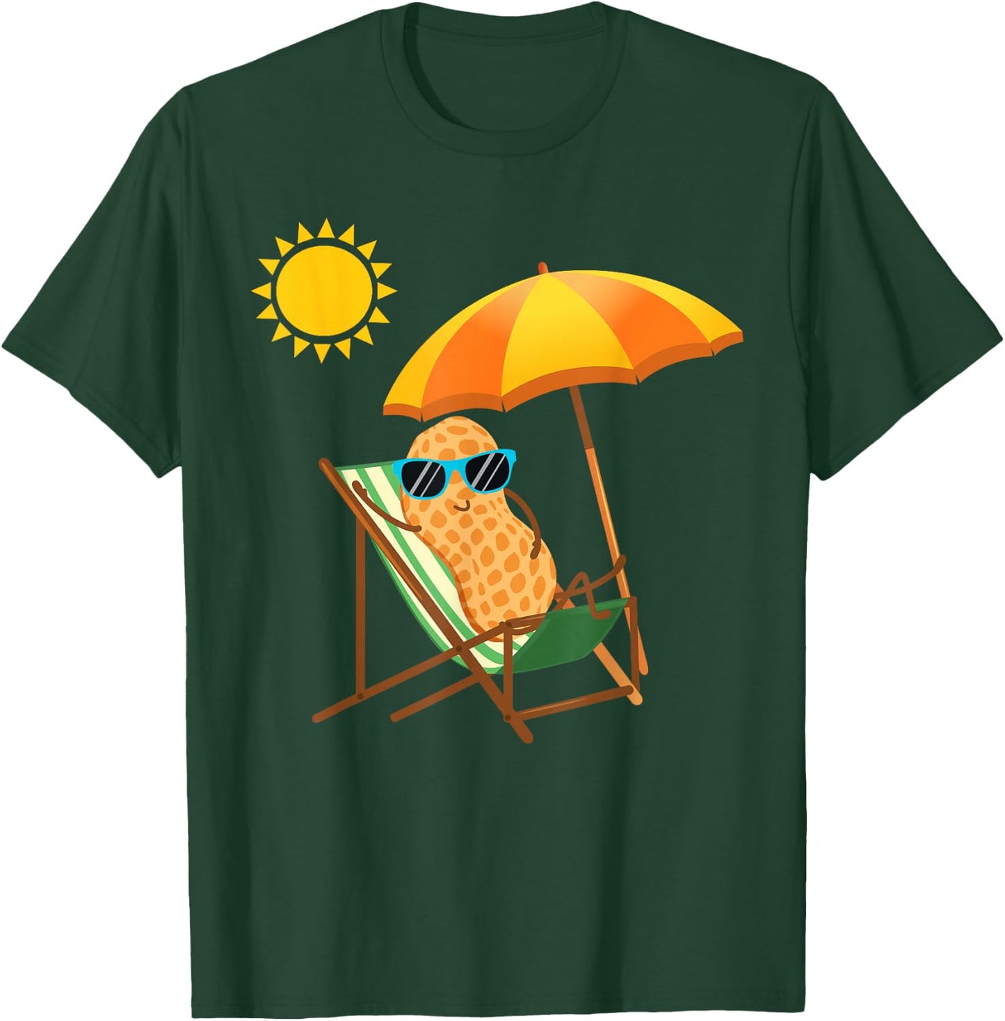 Peanut Graphic Gift Nut Design Peanut Design T-Shirt - T-Shirt | Forest