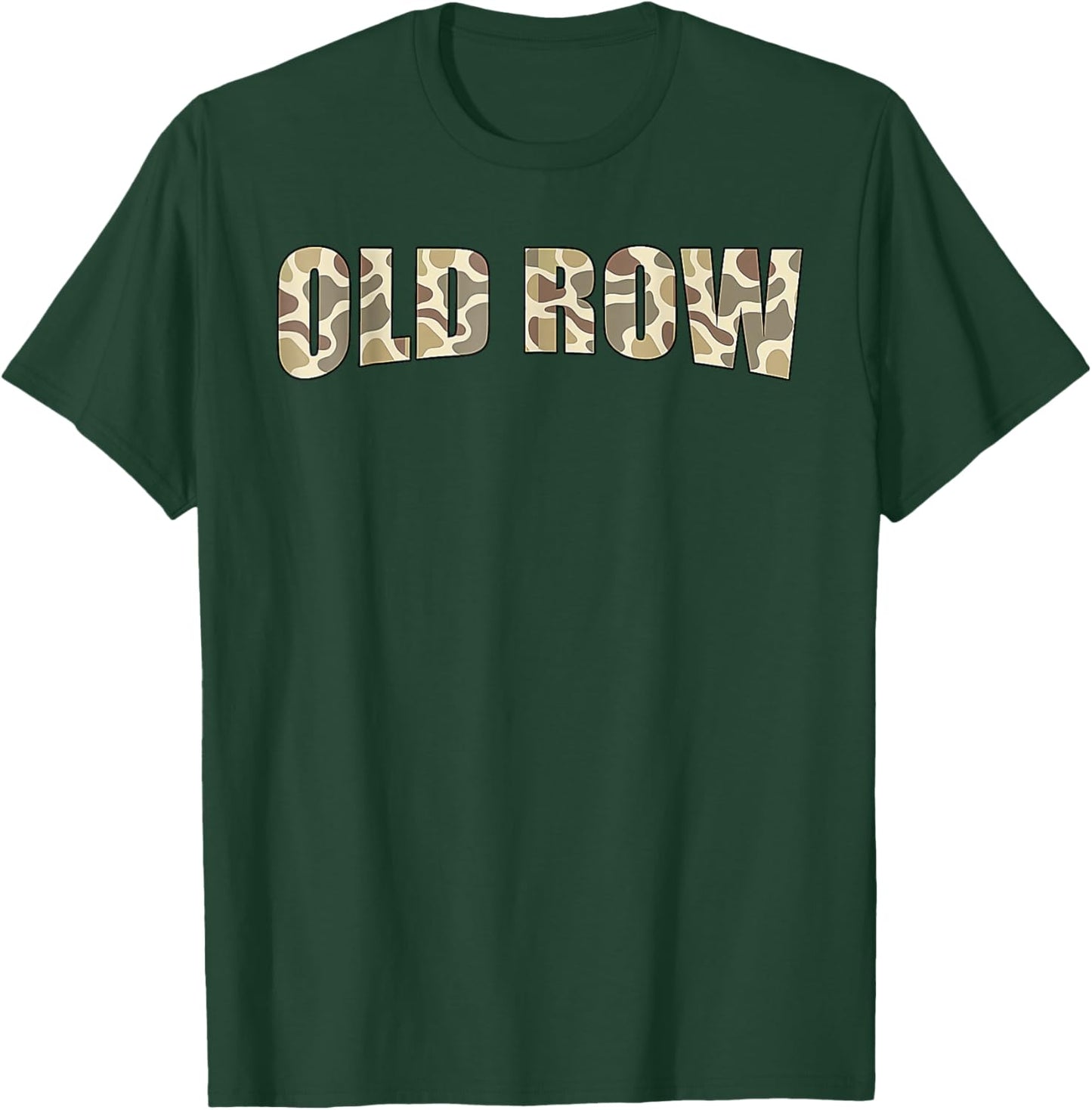 Retro Old Camo Row Funny Women Men Kids T-Shirt - T-Shirt | Forest