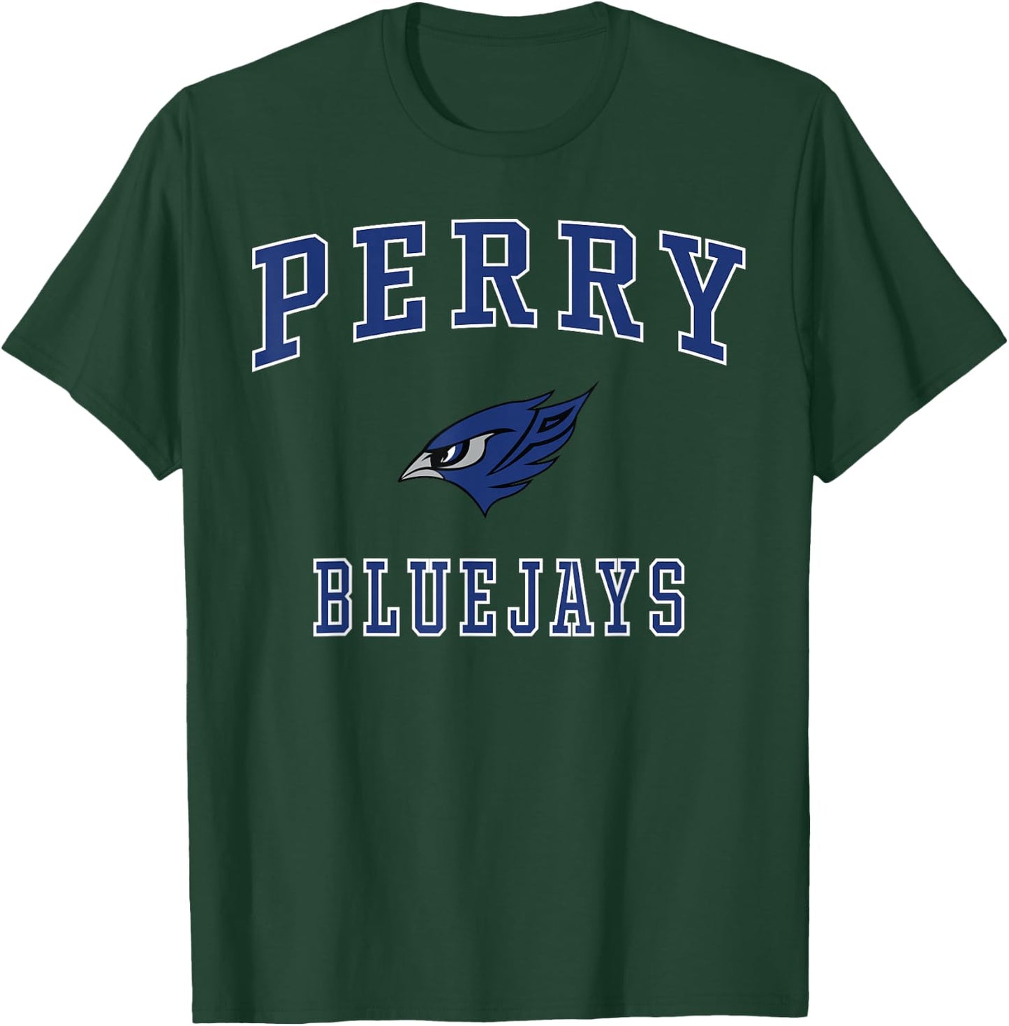 Perry High School Bluejays T-Shirt - T-Shirt | Forest