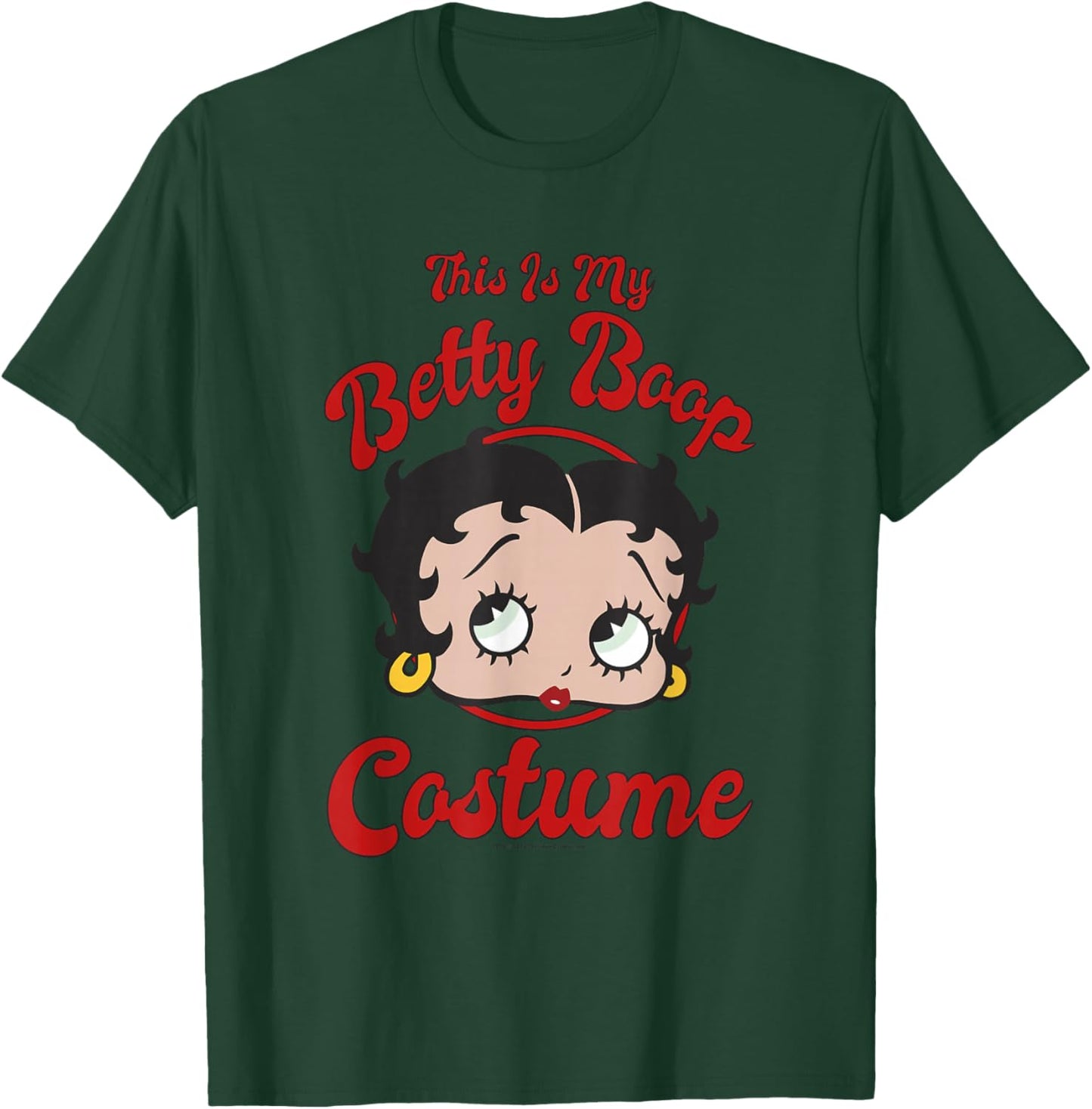 Betty Boop Halloween This is My Betty Boop Costume T-Shirt - T-Shirt | Forest
