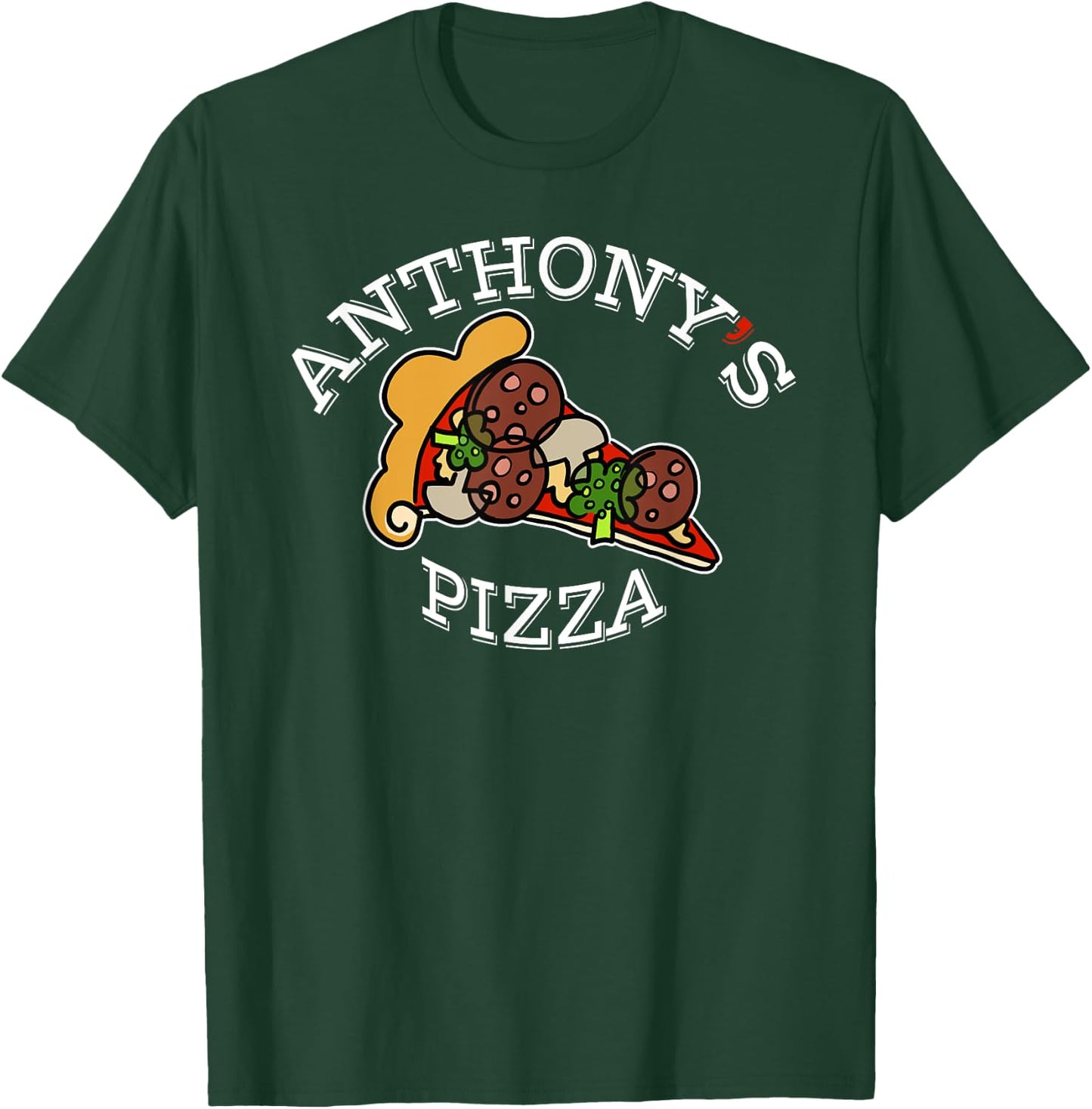 Anthony's PIzza - Classic Italian Pizzeria T-Shirt - T-Shirt | Forest
