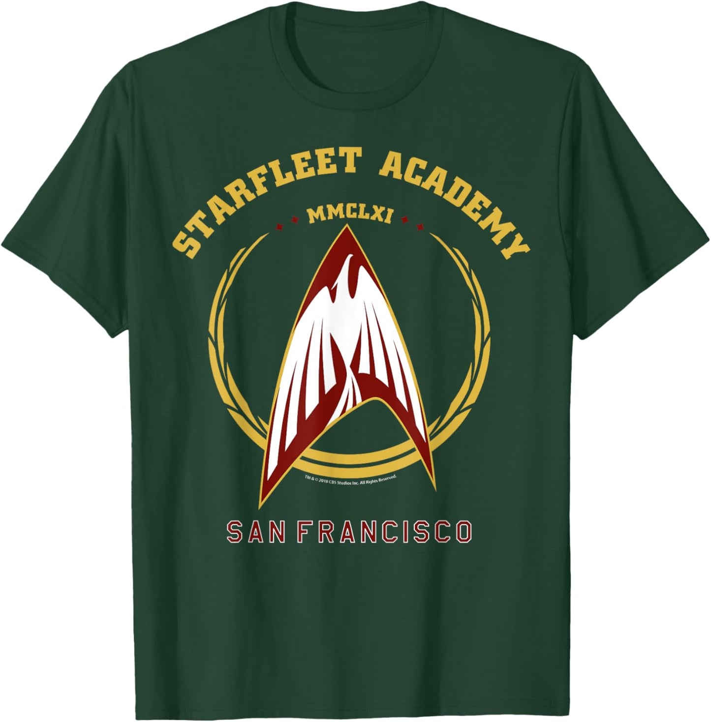Star Trek Starfleet Academy Delta Crest Premium T-Shirt - T-Shirt | Forest