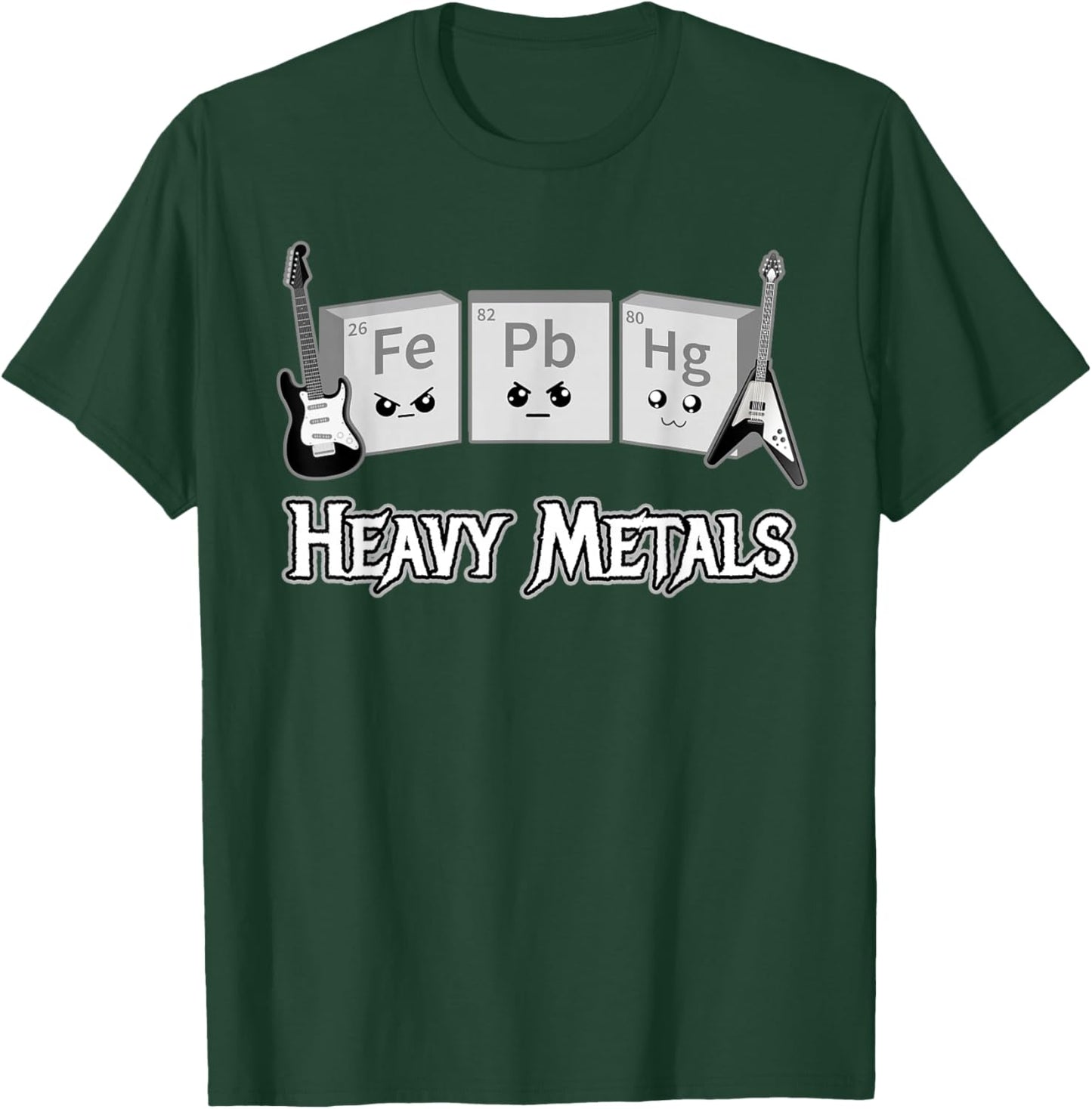 Periodic Elements Heavy Metals Funny Science T-Shirt - T-Shirt | Forest