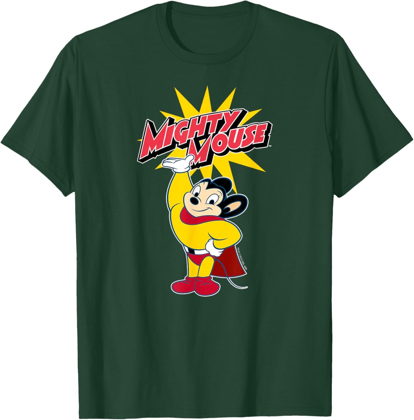 Mighty Mouse - Mighty Mouse Burst T-Shirt - T-Shirt | Forest
