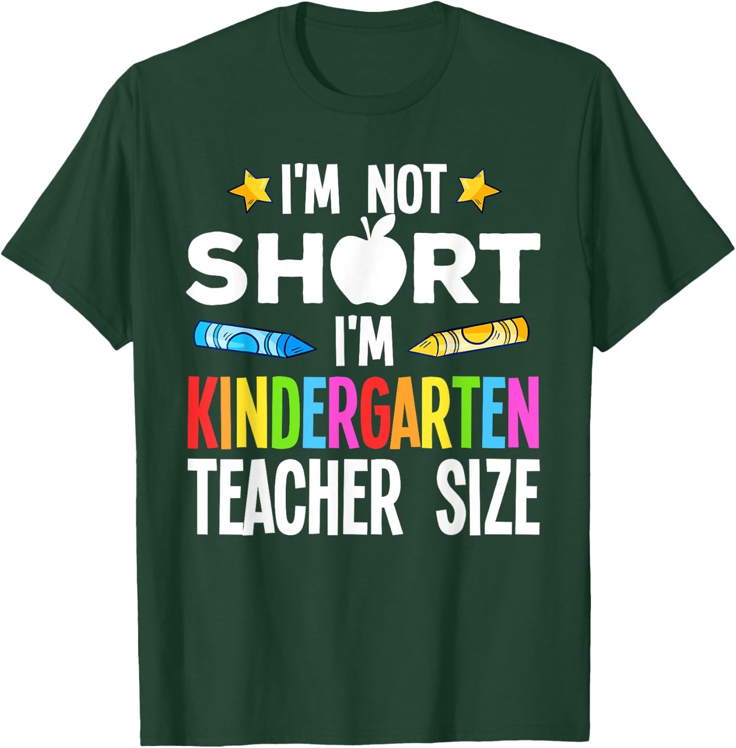 Cool Kindergarten Teacher Art Women Preschool Kinder T-Shirt - T-Shirt | Forest
