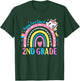 Second Grade First Day to School 2nd Grade Unicorn Girl Kids T-Shirt - T-Shirt | Forest