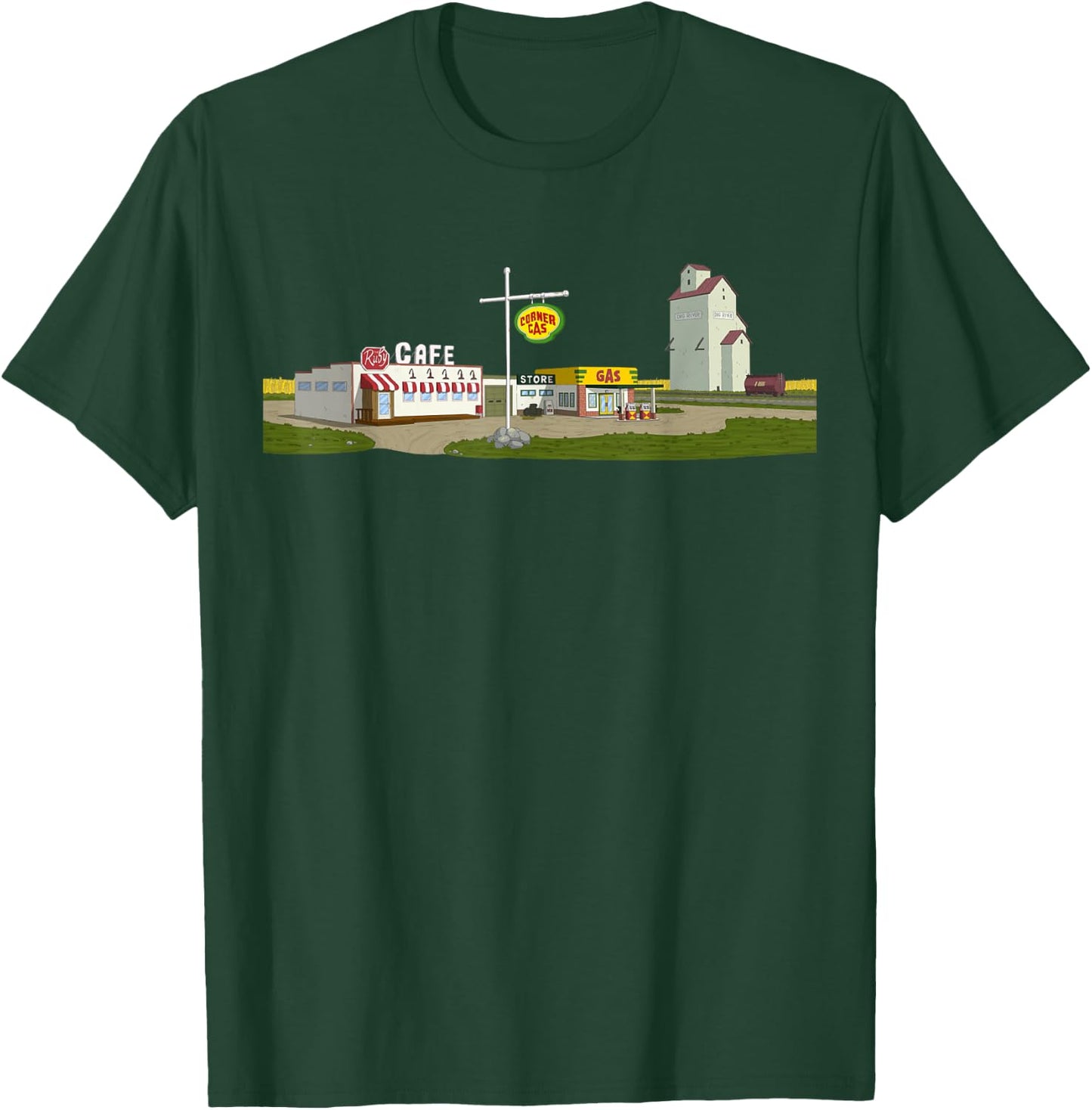 Corner Gas Set T-Shirt - T-Shirt | Forest