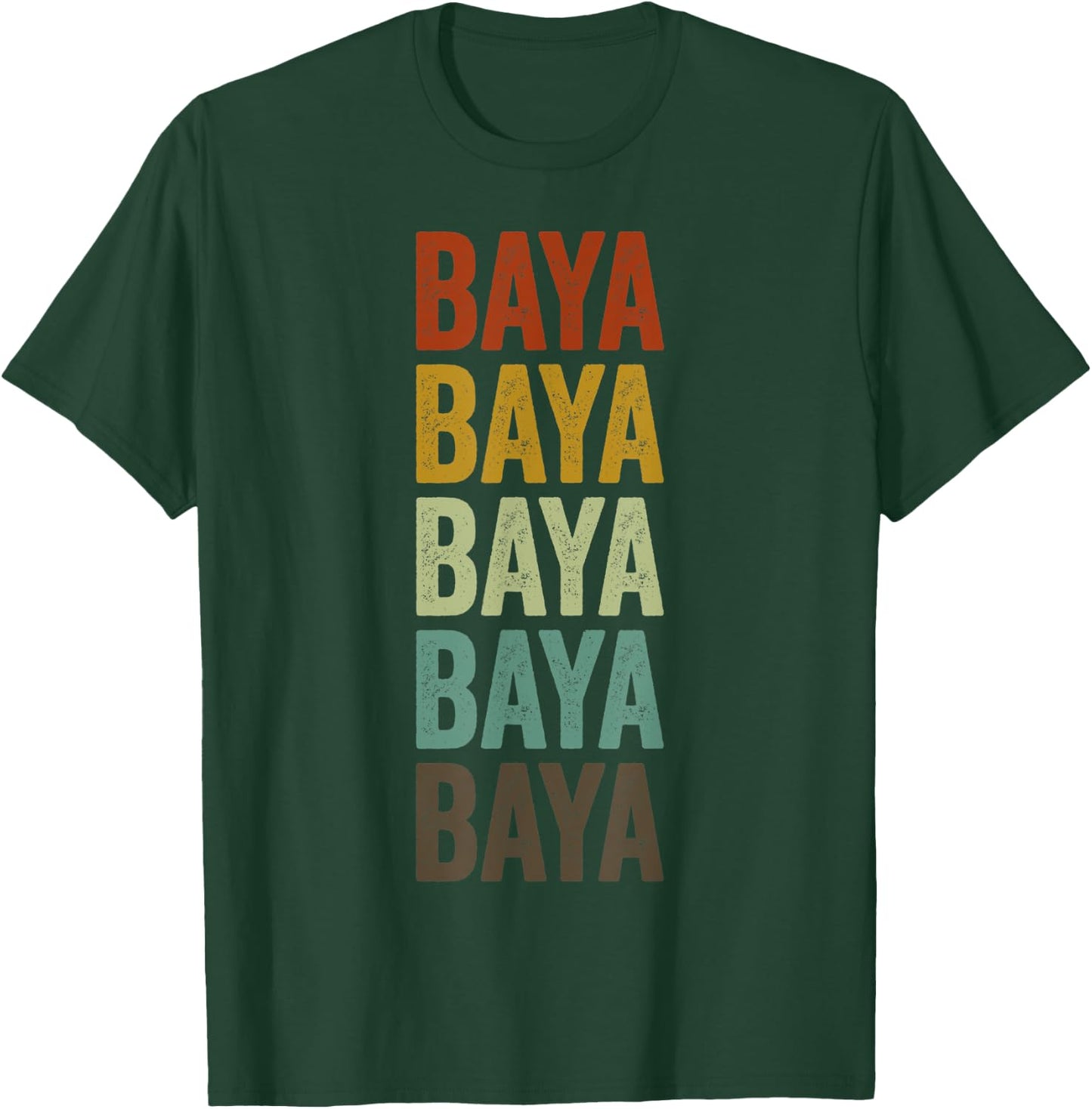Baya Retro T-Shirt - T-Shirt | Forest