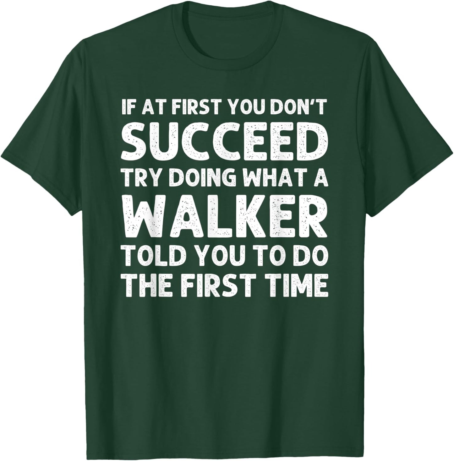 WALKER Funny Surname Family Tree Birthday Reunion Idea T-Shirt - T-Shirt | Forest
