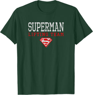 Superman Lifting Team T-Shirt - T-Shirt | Forest