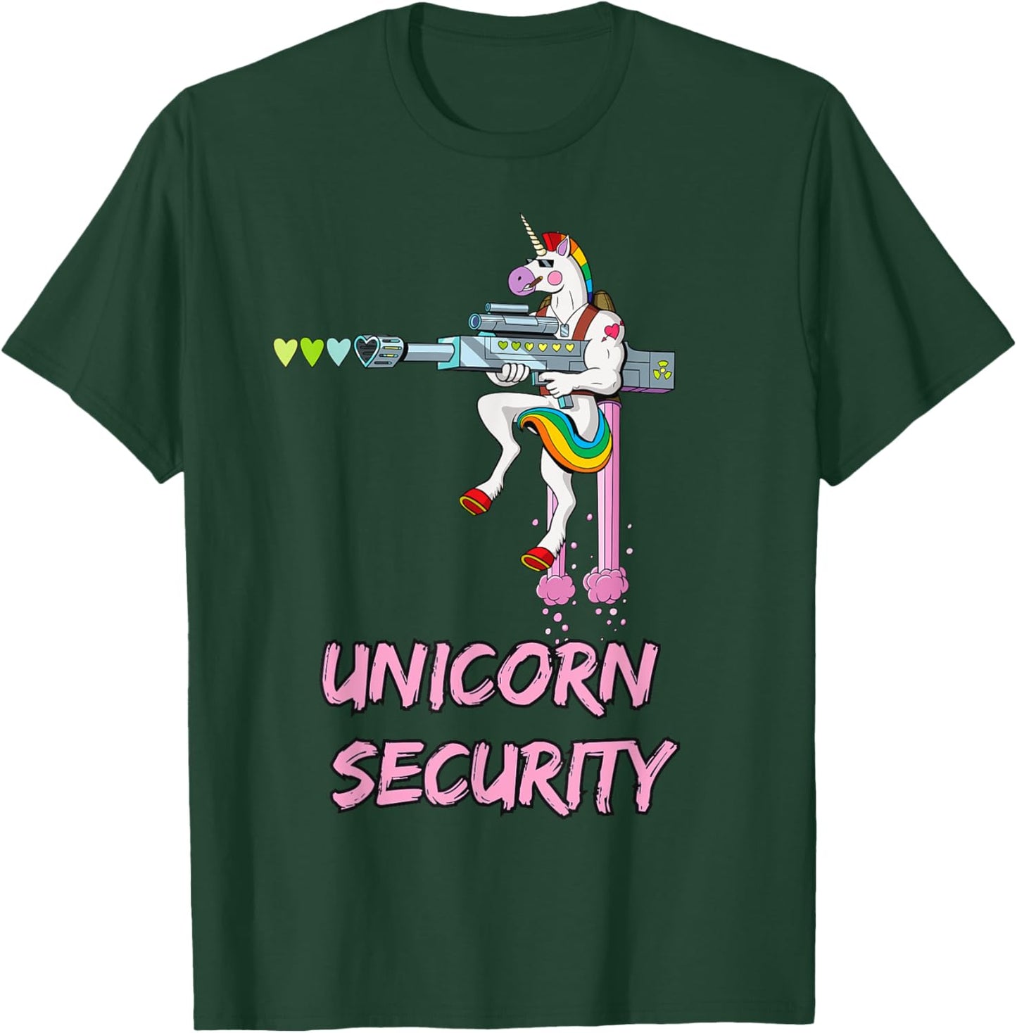 Unicorn Security T-Shirt - T-Shirt | Forest