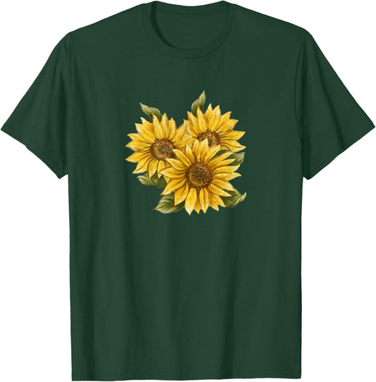 Summertime - sunflower T-Shirt - T-Shirt | Forest