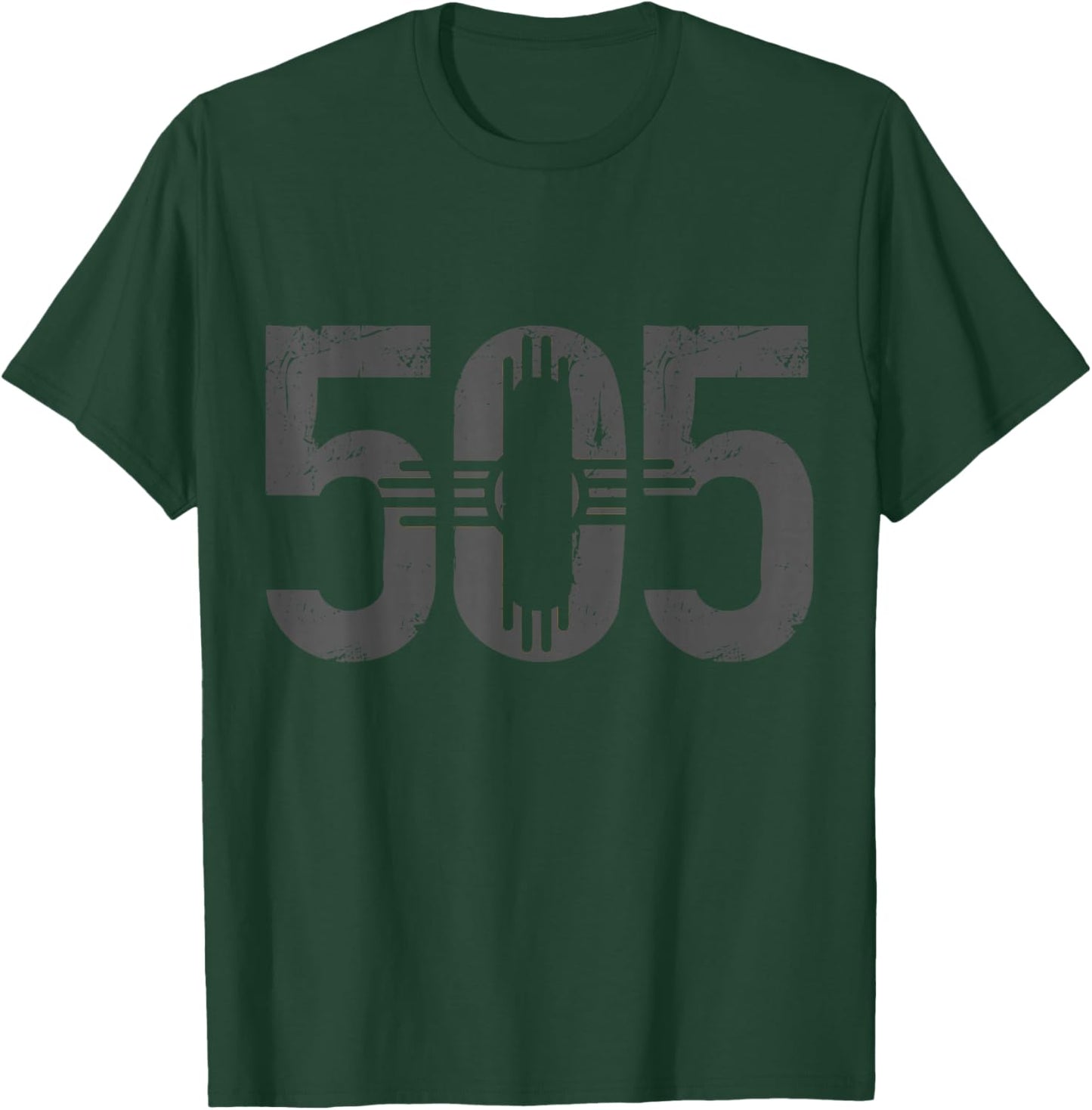 Albuquerque New Mexico 505 Area Code Flag Pride Vintage T-Shirt - T-Shirt | Forest