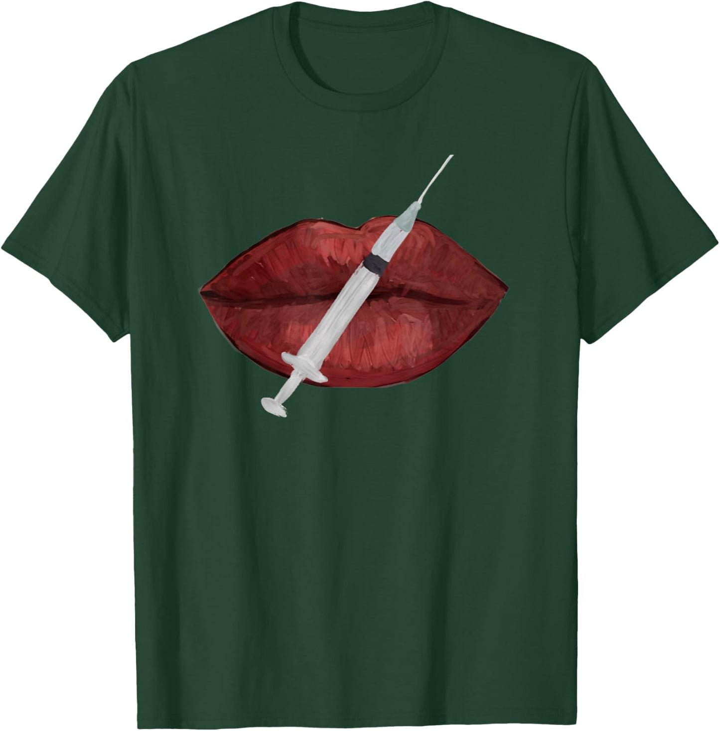 Nurse injector lip filler injections cosmetics T-Shirt - T-Shirt | Forest