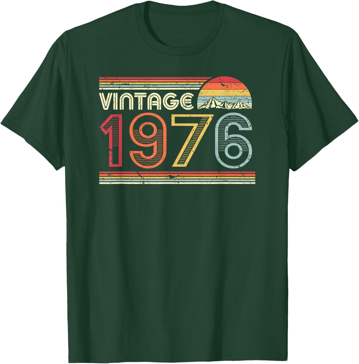 1976 Vintage Shirt, Birthday Gift . Retro Style T-Shirt - T-Shirt | Forest