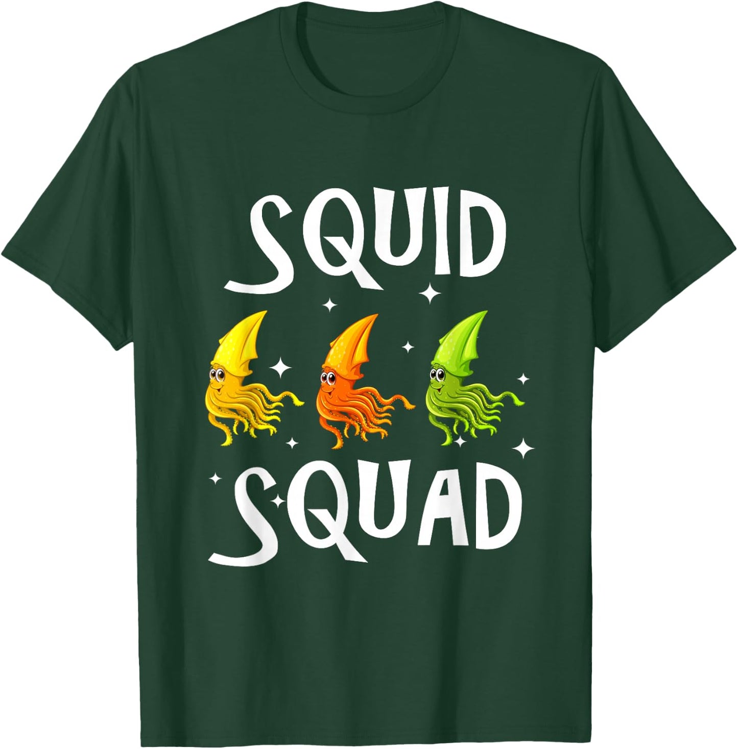 Squid Squad T-Shirt - T-Shirt | Forest
