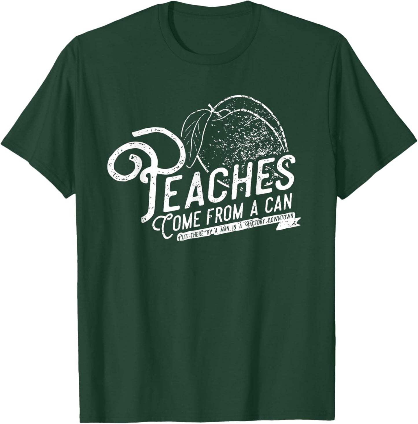 Peaches Vintage Music Lover Come From A Can T-Shirt - T-Shirt | Forest