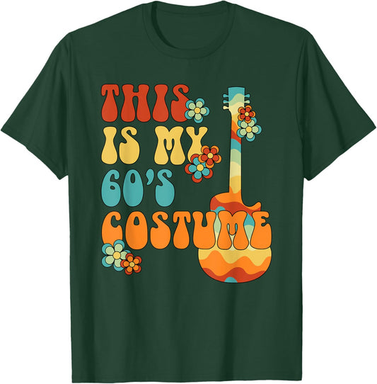 This Is My 60's Costume 60s Party Outfit Groovy Hippie Style T-Shirt - T-Shirt | Forest