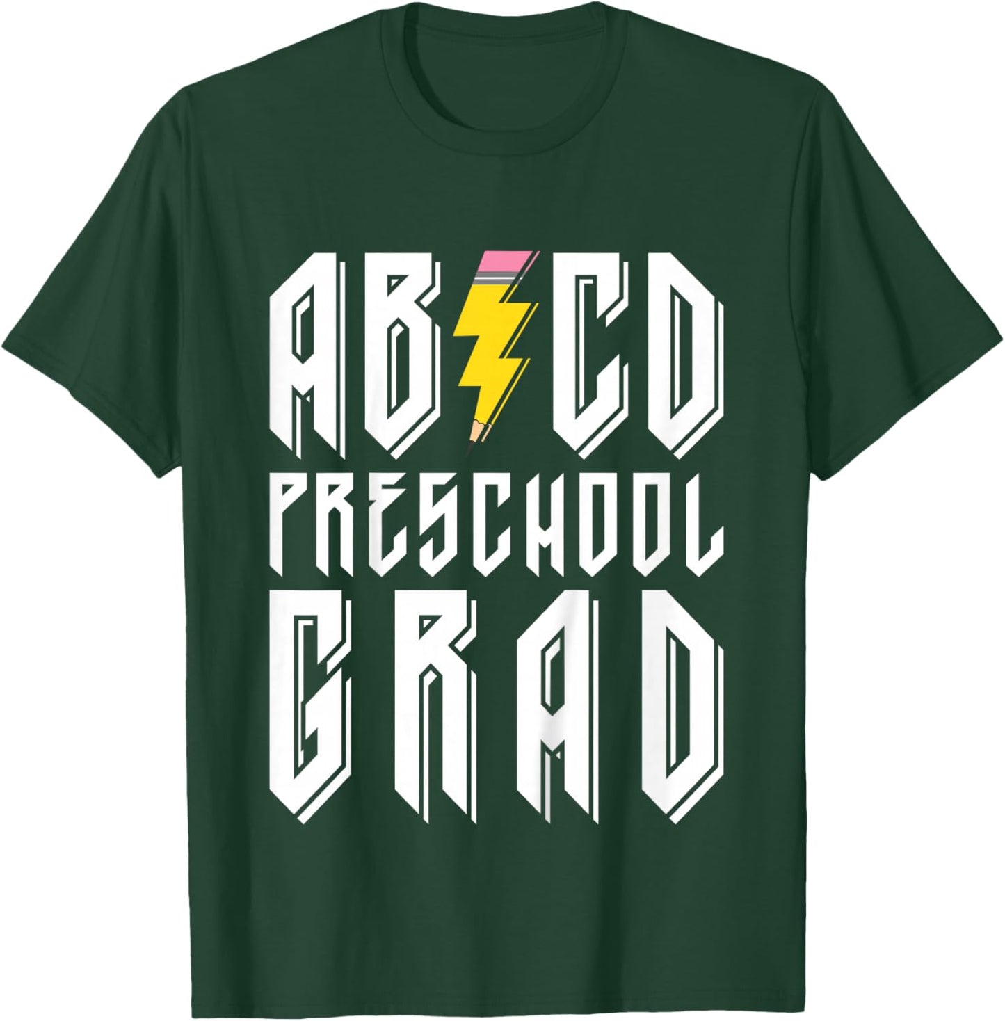 ABCD Rockstar Pre-K Grad 2026 Preschool Graduation 2026 2027 T-Shirt - T-Shirt | Forest
