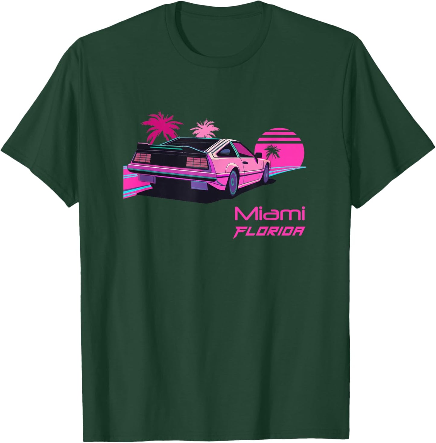 Vintage Miami, Florida T-Shirt - T-Shirt | Forest