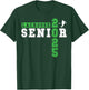Lacrosse Senior Night Lacrosse Senior 2025 Graduation 17 T-Shirt - T-Shirt | Forest