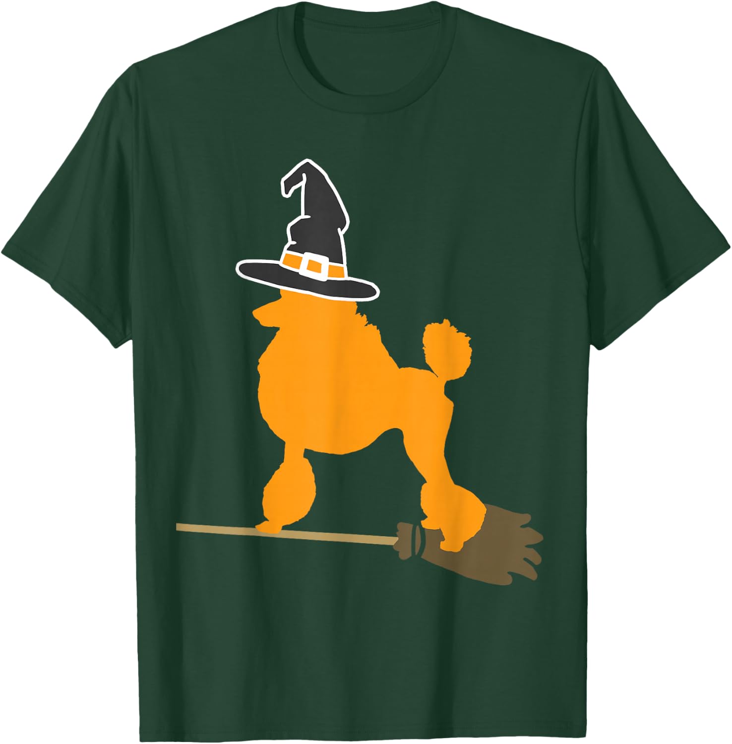 Poodle Halloween Witch T-Shirt - T-Shirt | Forest