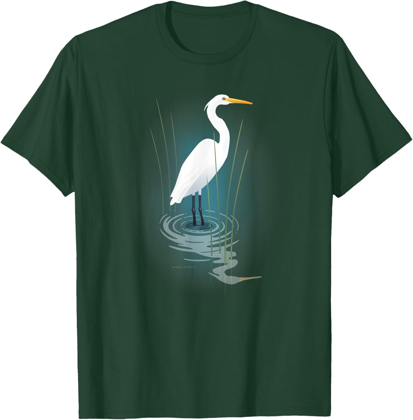 Snowy Egret T-Shirt - T-Shirt | Forest