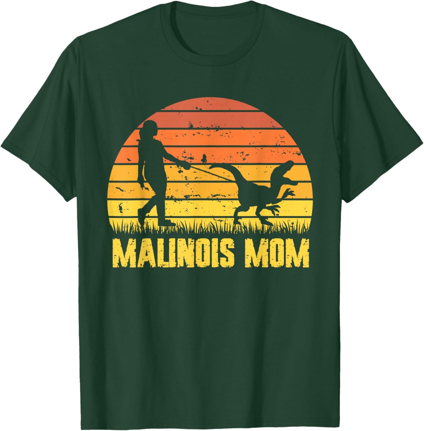 Belgian Malinois Mom Funny Maligator Mama T-Shirt - T-Shirt | Forest