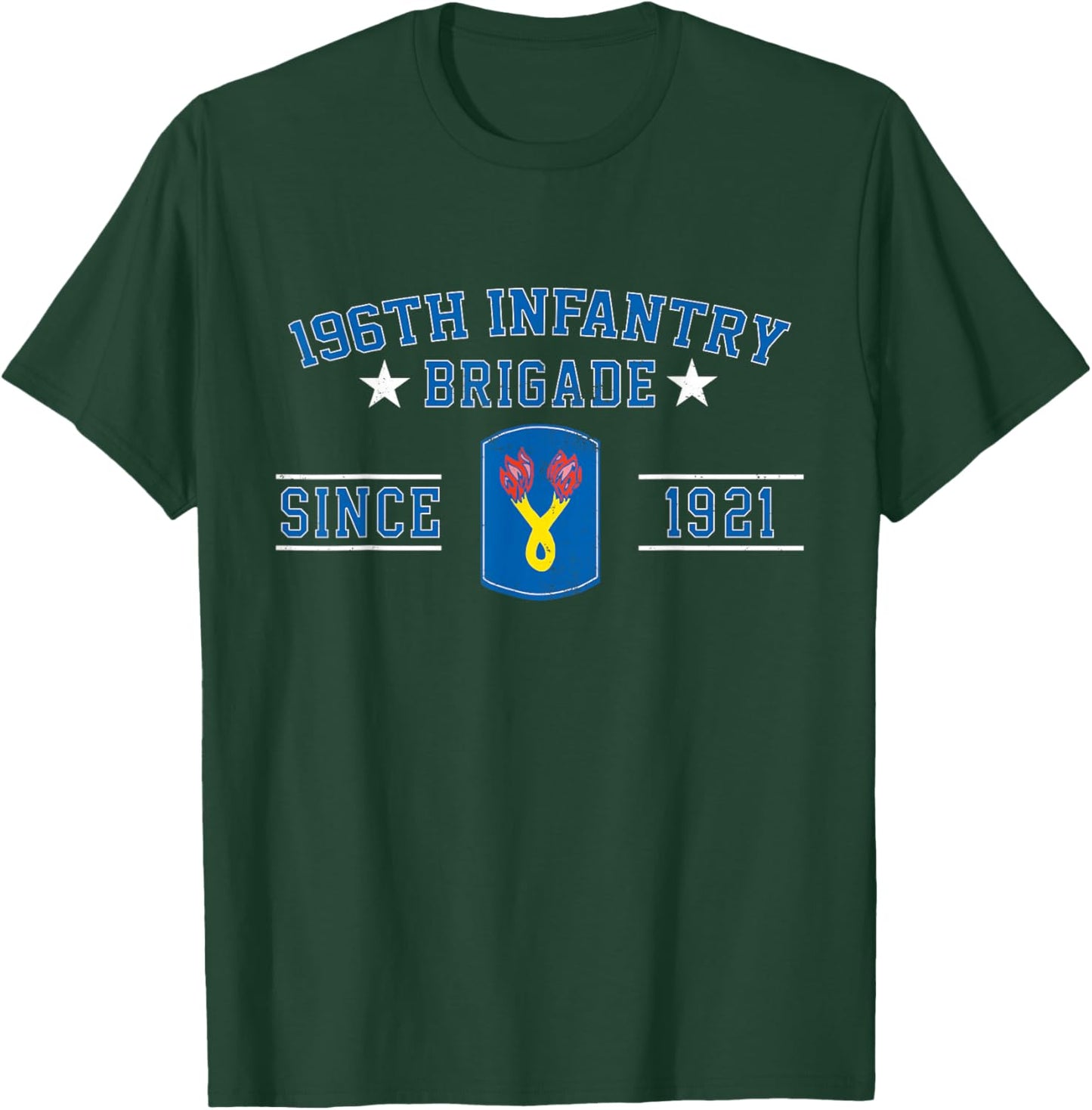 196th Infantry Brigade Veteran Military Father Day Christmas T-Shirt - T-Shirt | Forest