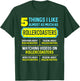 Funny Hobby Roller Coaster Gifts 5 Things Women T-Shirt - T-Shirt | Forest