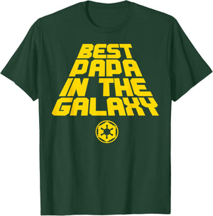 Star Wars Best Papa In The Galaxy T-Shirt - T-Shirt | Forest