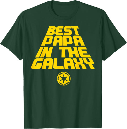 Star Wars Best Papa In The Galaxy T-Shirt - T-Shirt | Forest