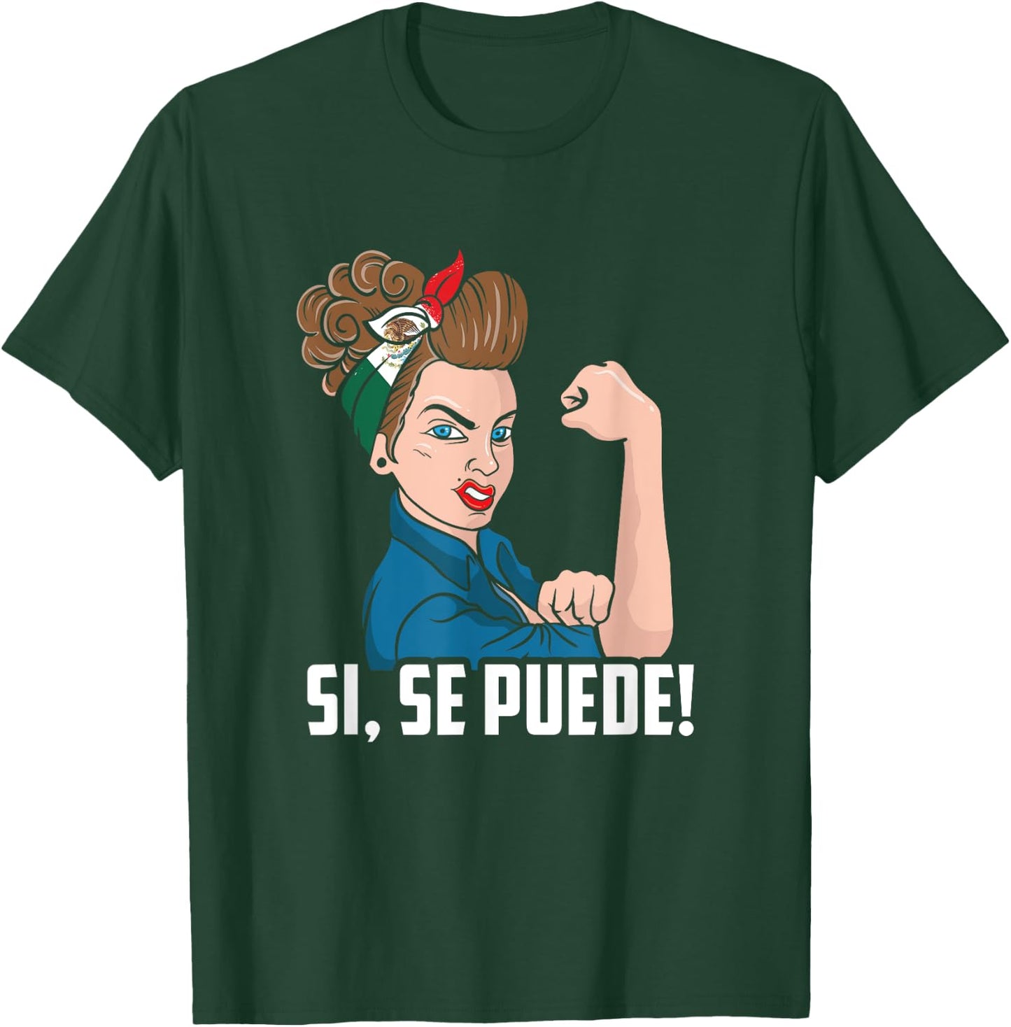 Si, Se Puede Mexican Flag Cinco De Mayo Festival 5th Of May T-Shirt - T-Shirt | Forest