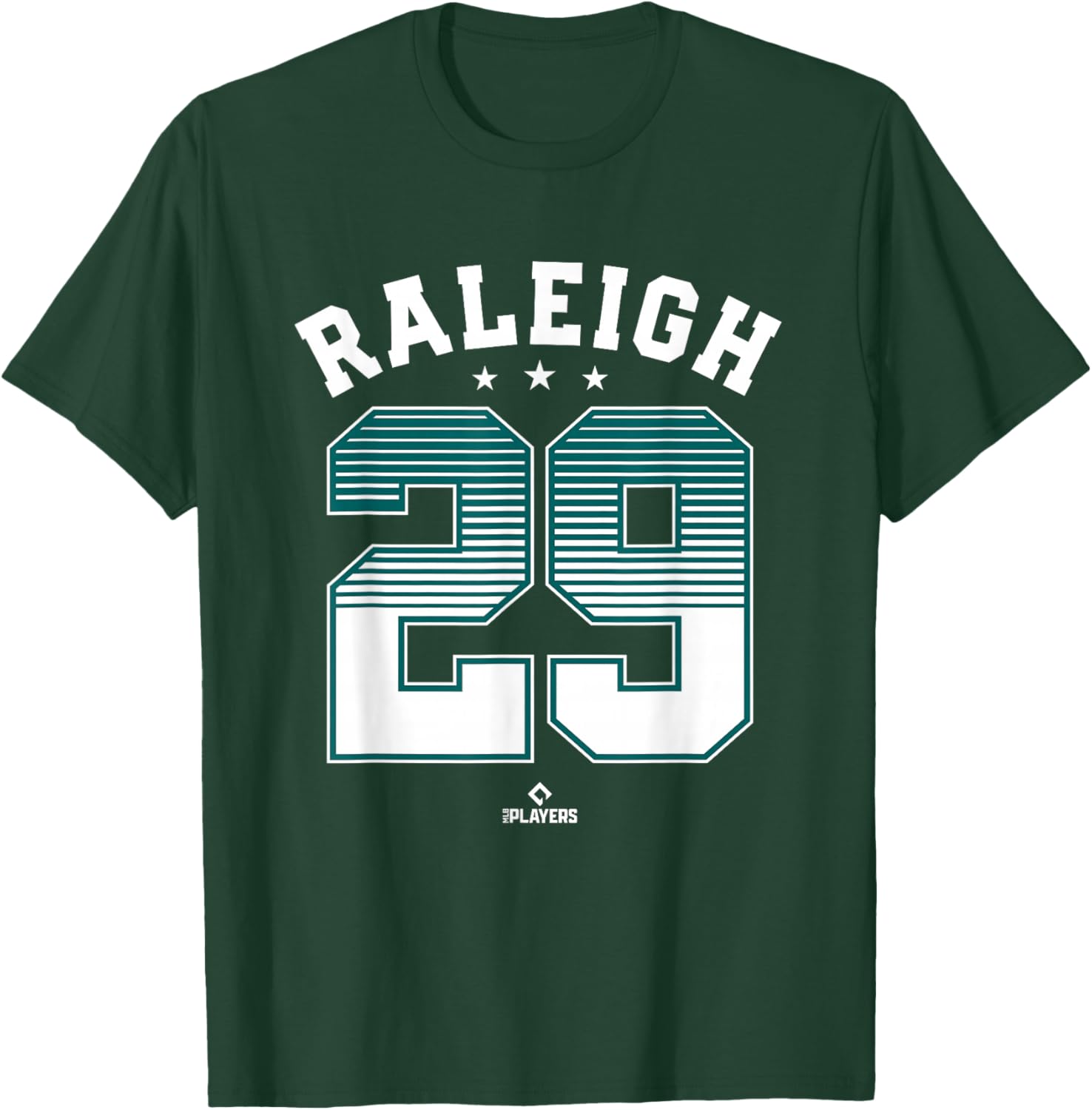Cal Raleigh 29 Seattle MLBPA T-Shirt - T-Shirt | Forest