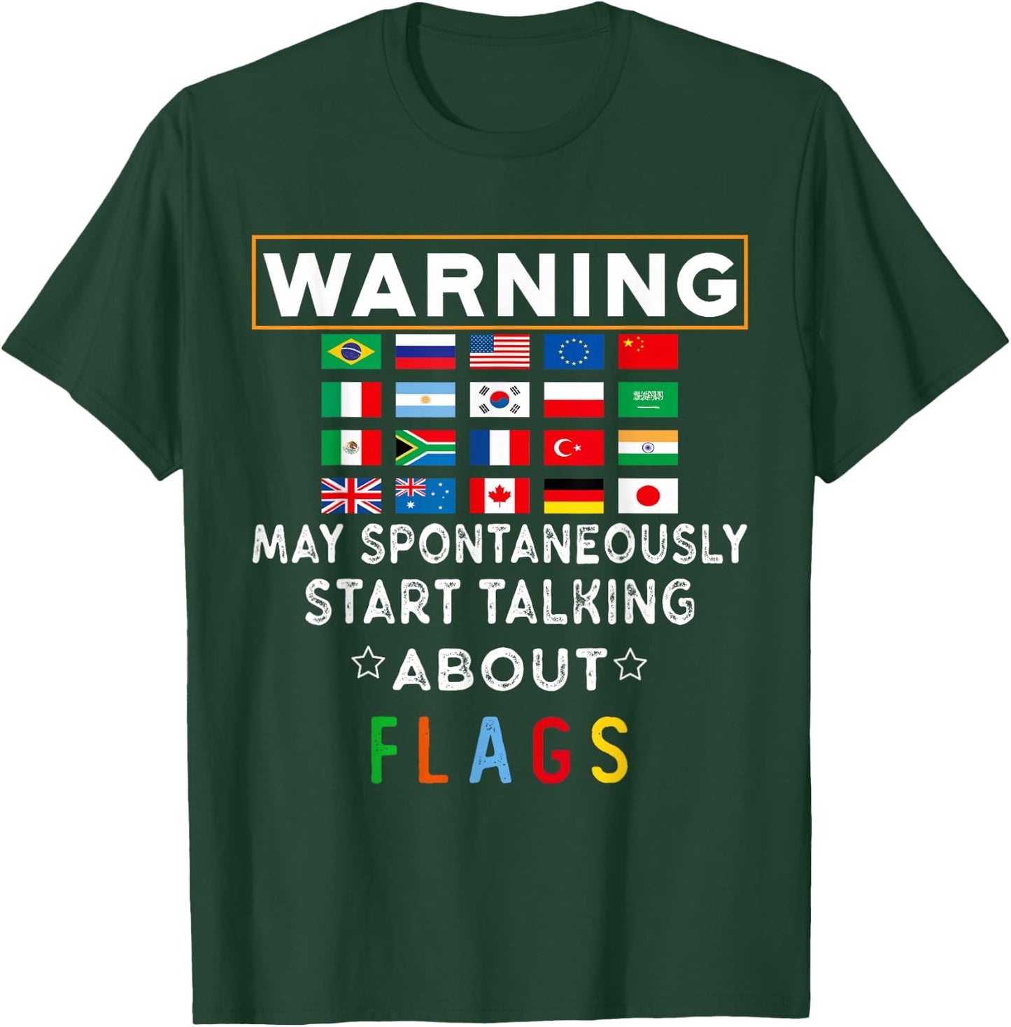 Love Flag Collector Vexillology - Vexillologist Gift T-Shirt - T-Shirt | Forest