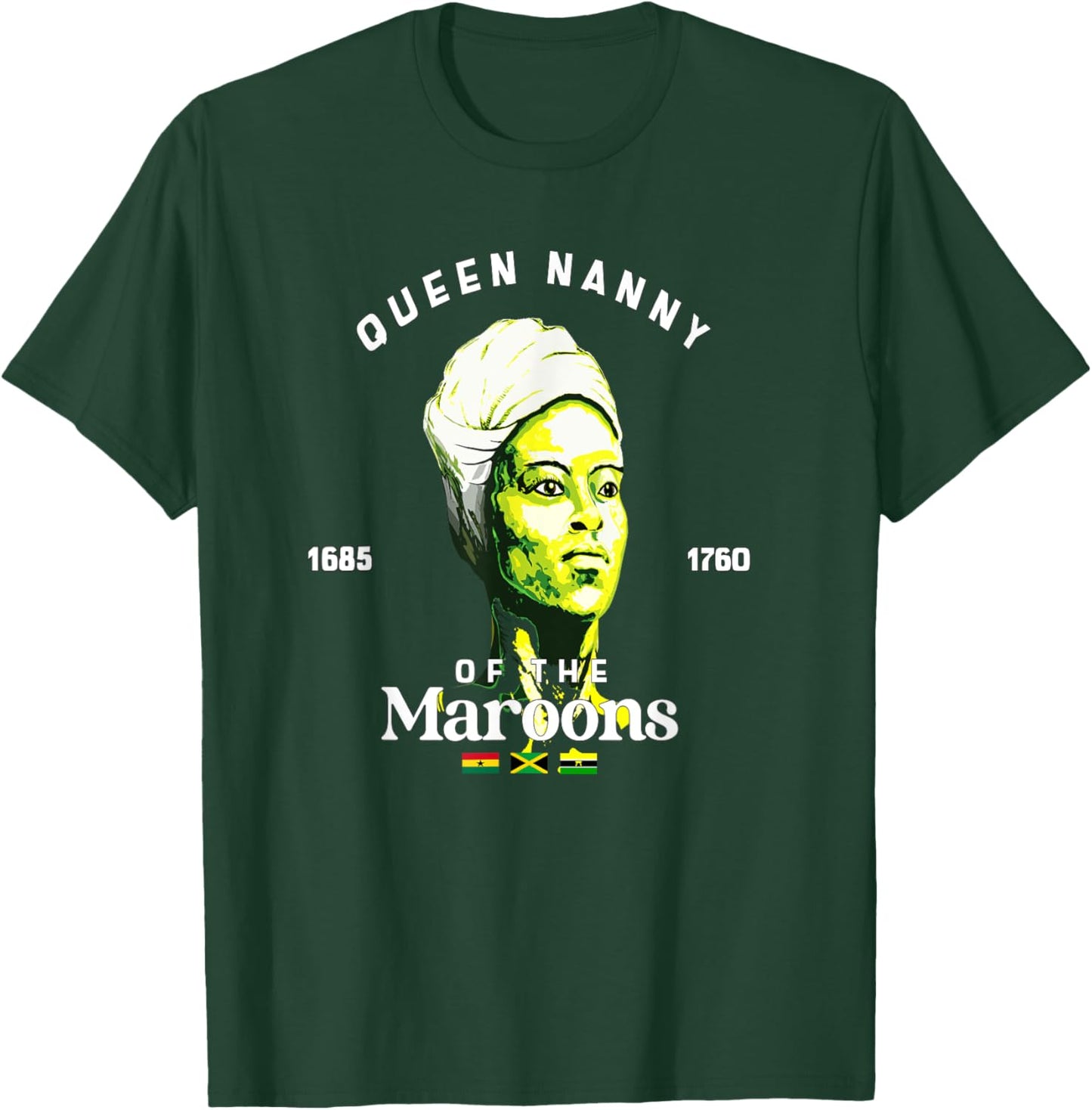 Queen Nanny of the Maroons, Jamaican national hero, Ashanti T-Shirt - T-Shirt | Forest
