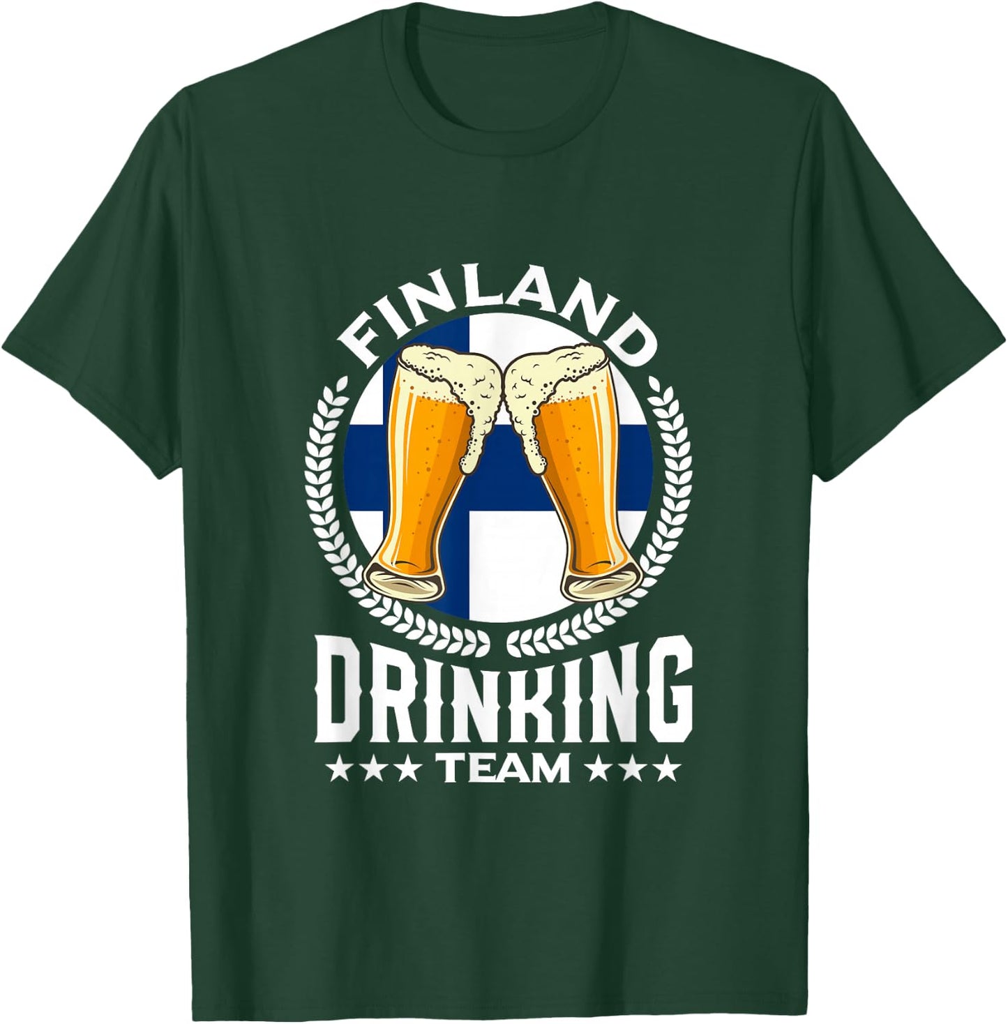 Finland Drinking Team T-Shirt - T-Shirt | Forest