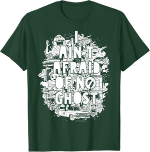 Ghostbusters Ain't Afraid Collage Poster Graphic T-Shirt - T-Shirt | Forest