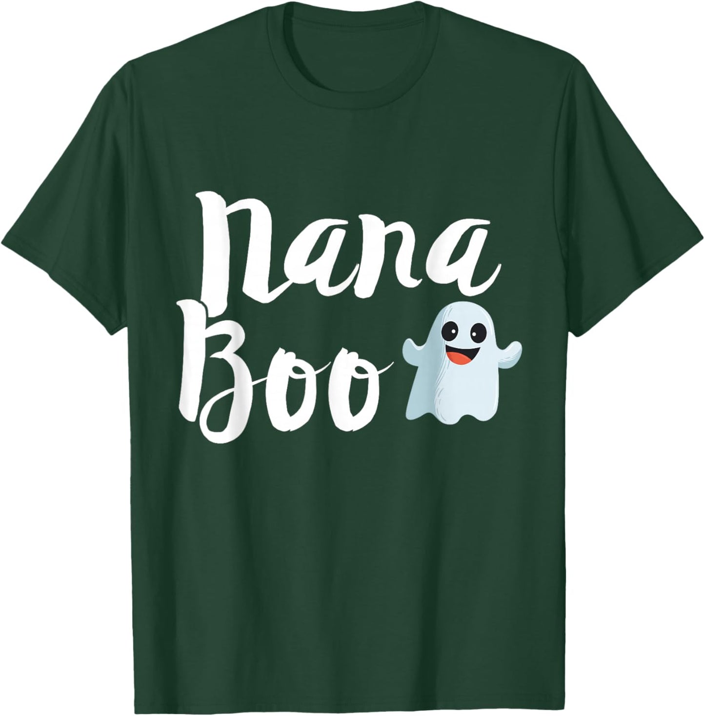 Nana Boo Halloween Family Matching Ghost Grandma Shirt T-Shirt - T-Shirt | Forest