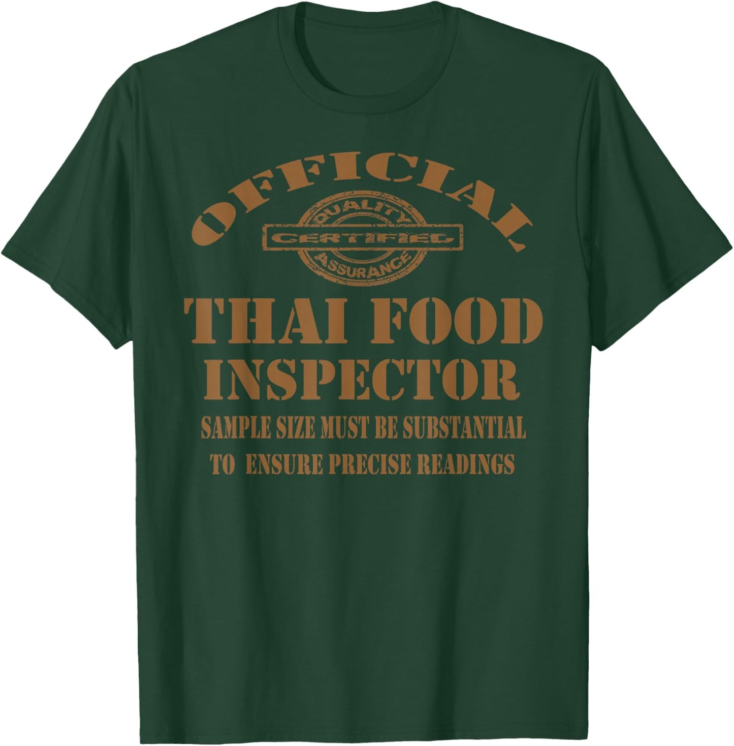 Thai Cuisine Funny Food Lovers Thai Dishes Funny Sayings T-Shirt - T-Shirt | Forest