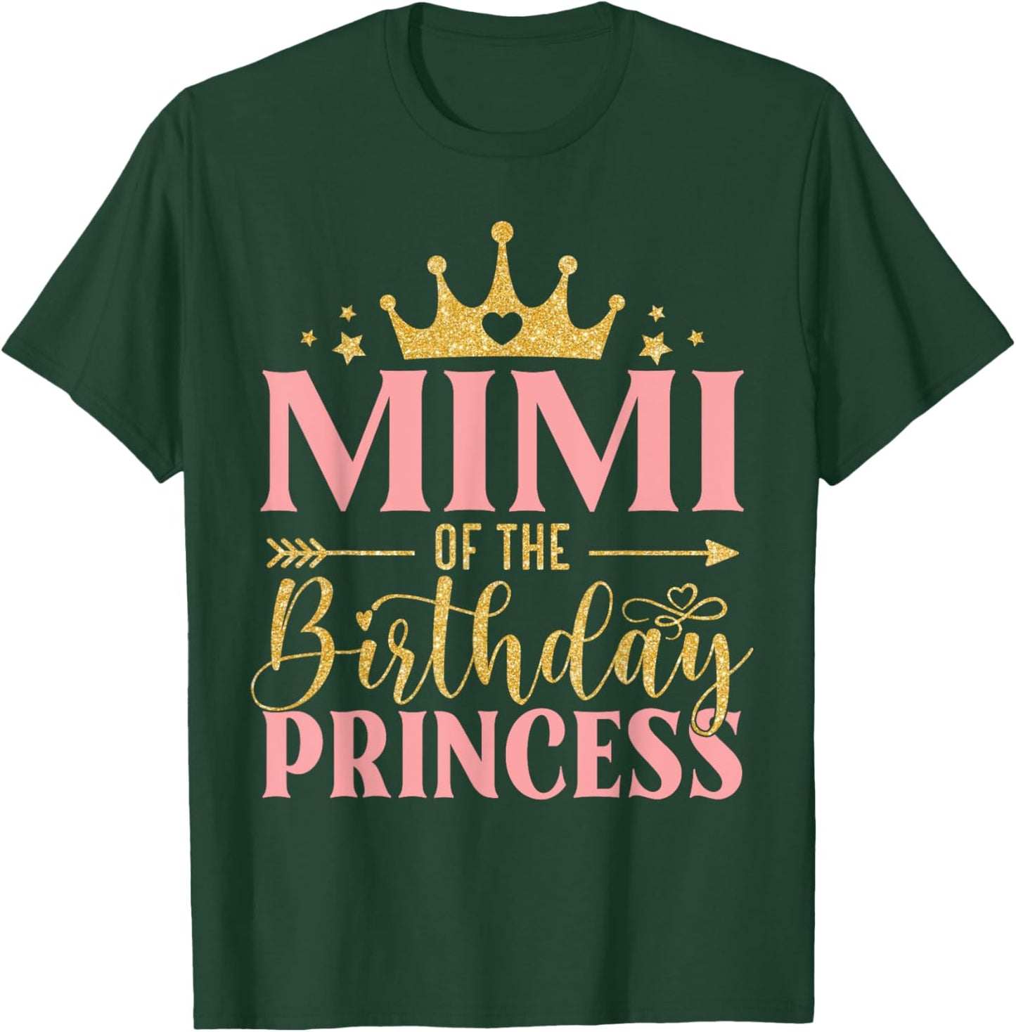 Birthday For Girl Outfit Mimi Of The Birthday Princess T-Shirt - T-Shirt | Forest