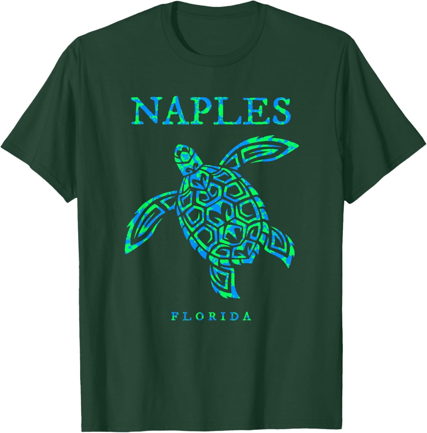 Naples Florida Sea Turtle Boys Girls Toddler T-Shirt - T-Shirt | Forest