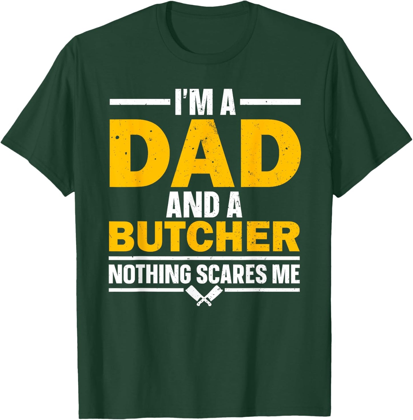 Funny Butcher Art Dad Meat Cutter Butchery Butcher T-Shirt - T-Shirt | Forest