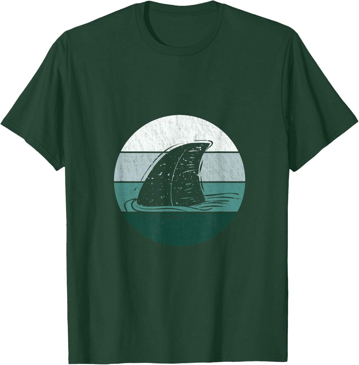 Retro Shark T-Shirt - T-Shirt | Forest