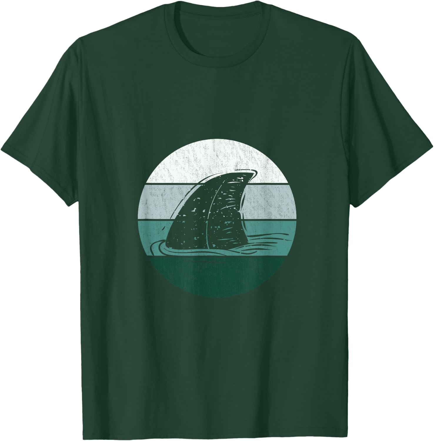Retro Shark T-Shirt - T-Shirt | Forest