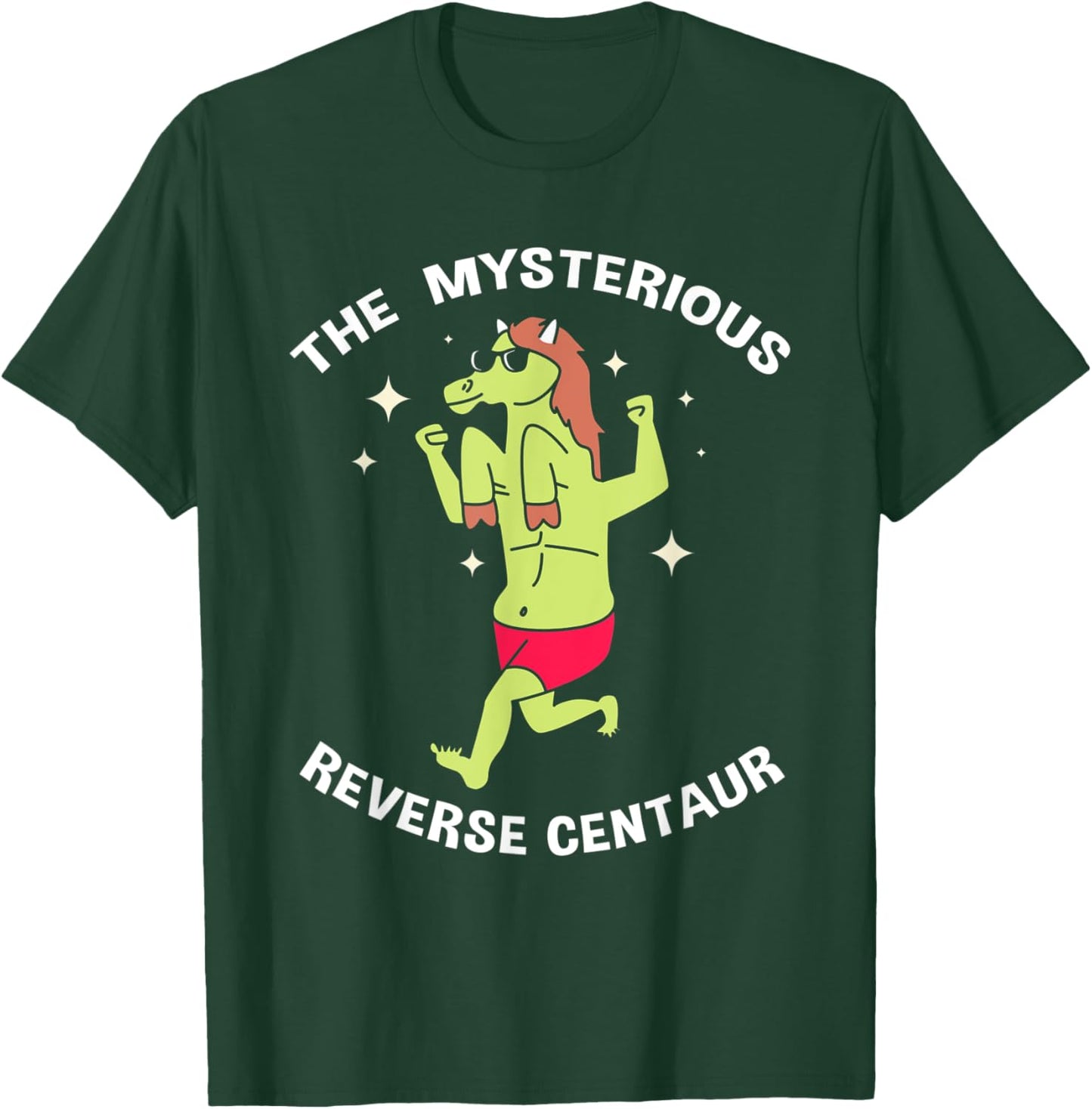 The Mysterious Reverse Centaur T-Shirt - T-Shirt | Forest