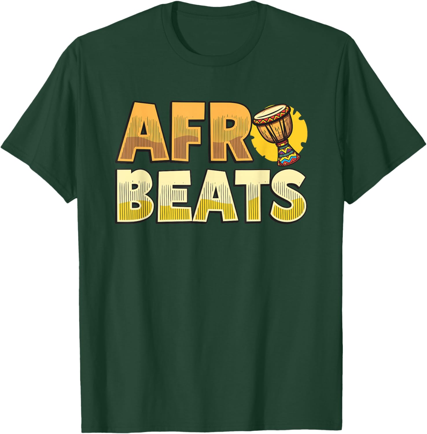 Afrobeat Djembe African Drum Music Djembe Player T-Shirt - T-Shirt | Forest