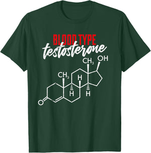 Funny Steroid Testosterone Anabolic Distressed Style T-Shirt - T-Shirt | Forest
