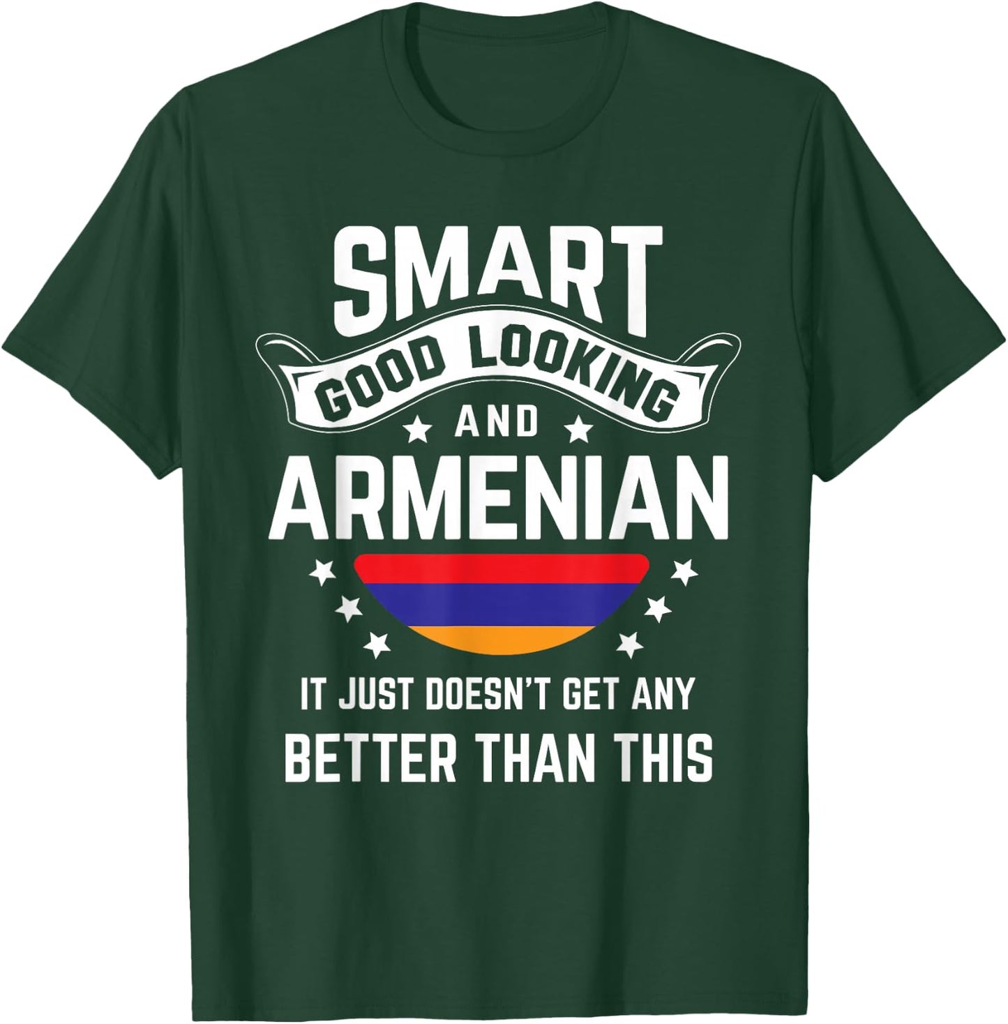 Armenian Flag Native Pride Funny Armenia Armenian Roots T-Shirt - T-Shirt | Forest