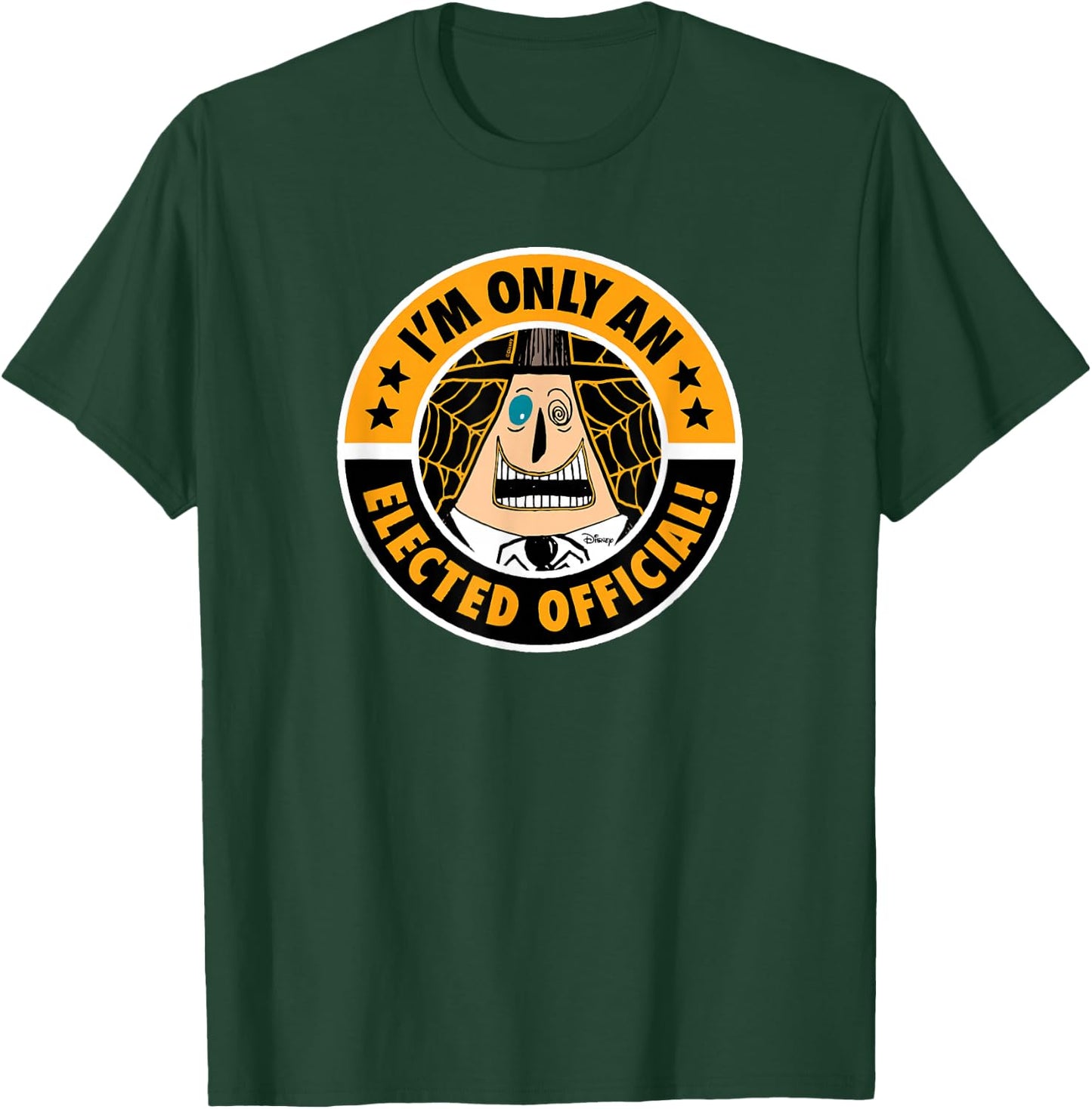 The Nightmare Before Christmas - Mayor Elected Official T-Shirt - T-Shirt | Forest